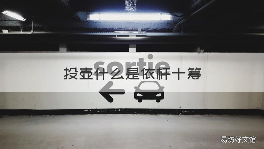 投壶什么是依杆十筹 依杆十筹 投壶规则