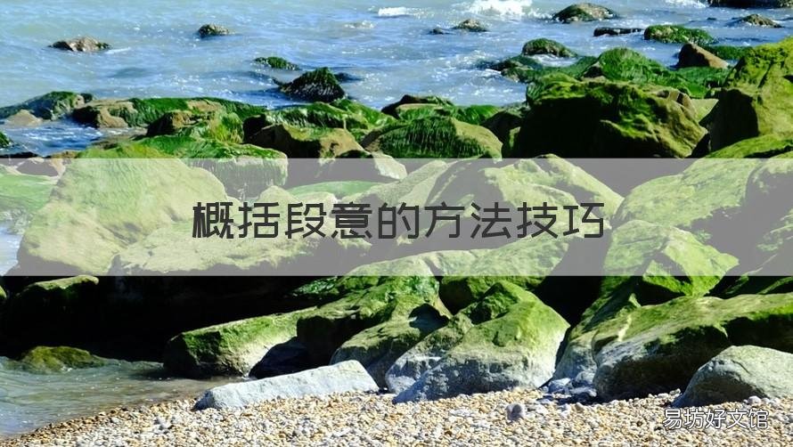 概括段意的方法技巧 概括段意的方法技巧教案