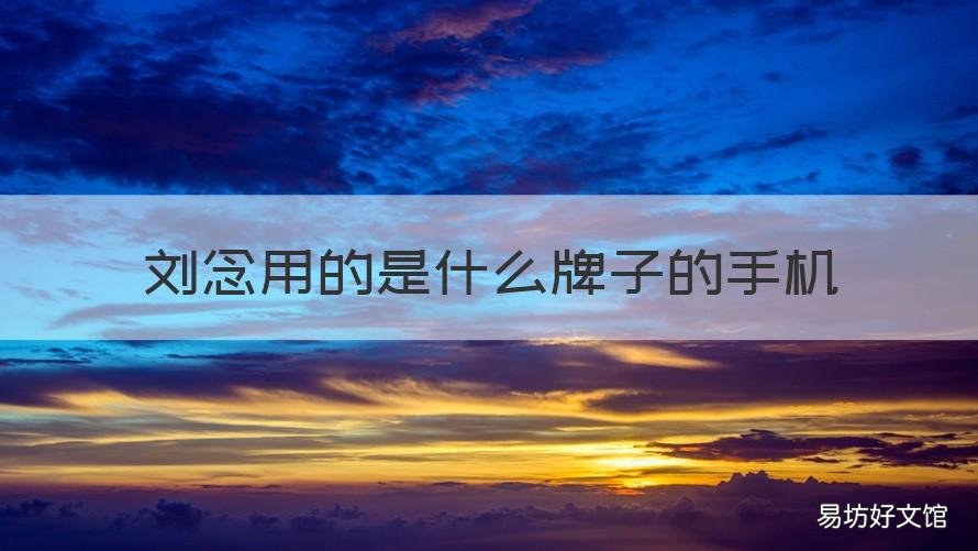 刘念用的是什么牌子的手机 刘念同款手机
