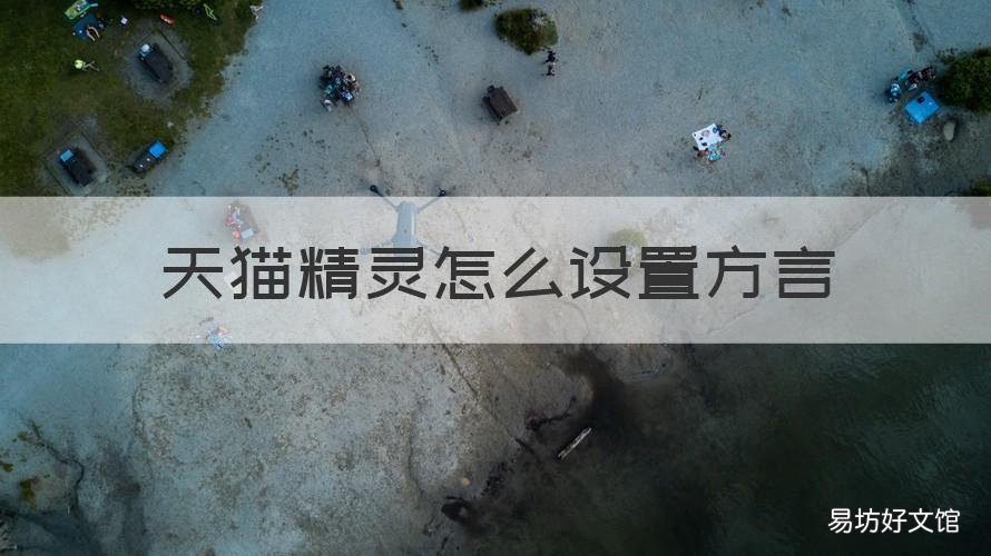 天猫精灵怎么设置方言 天猫精灵方言怎么切换普通话