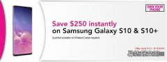在Costco的T-Mobile Galaxy S10和S10 +上节省250美元