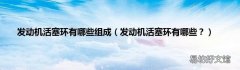 发动机活塞环有哪些？ 发动机活塞环有哪些组成