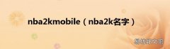 nba2k名字 nba2kmobile