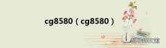 cg8580 cg8580