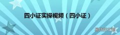 四小证 四小证实操视频
