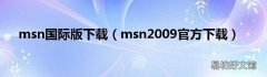 msn2009官方下载 msn国际版下载