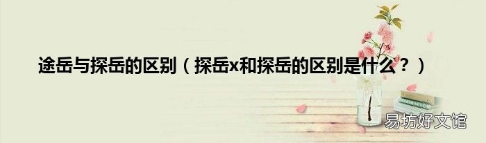 探岳x和探岳的区别是什么? 途岳与探岳的区别