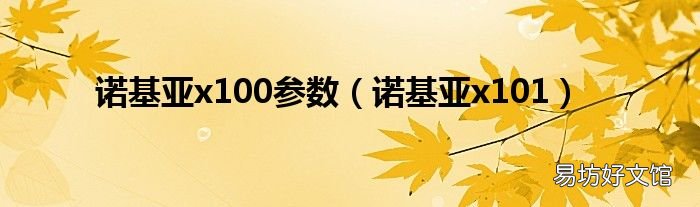 诺基亚x101 诺基亚x100参数