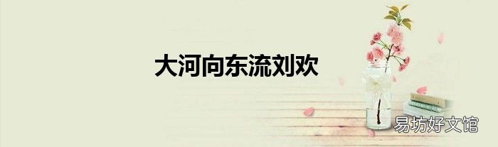 大河向东流刘欢