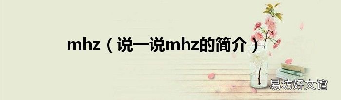 说一说mhz的简介 mhz