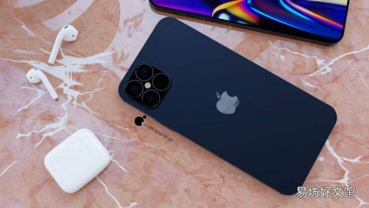 iPhone 12 Pro海军蓝最新渲染图:扁平边缘,更薄的边框和拉绒的后架