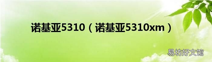 诺基亚5310xm 诺基亚5310