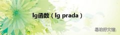 lg prada lg函数