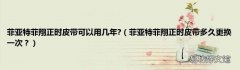 菲亚特菲翔正时皮带多久更换一次？ 菲亚特菲翔正时皮带可以用几年?