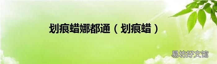 划痕蜡 划痕蜡娜都通