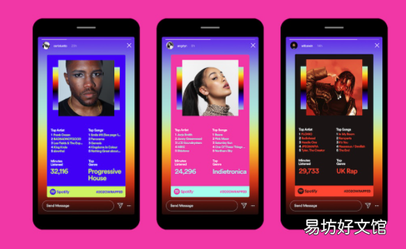 Spotify的2020 Summary提醒用户的最爱歌曲