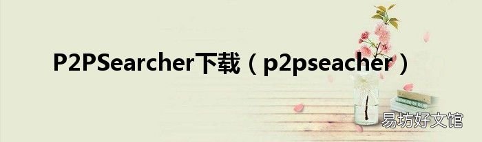 p2pseacher P2PSearcher下载