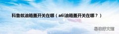 a6l油箱盖开关在哪？ 科鲁兹油箱盖开关在哪