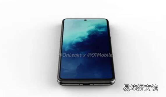 OnePlus 8 Lite渲染显示带有穿孔显示 矩形摄像头模块的中档手机