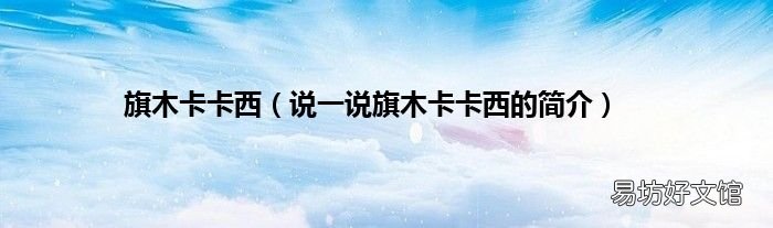 说一说旗木卡卡西的简介 旗木卡卡西