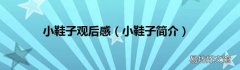 小鞋子简介 小鞋子观后感