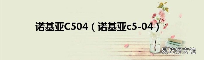 诺基亚c5-04 诺基亚C504
