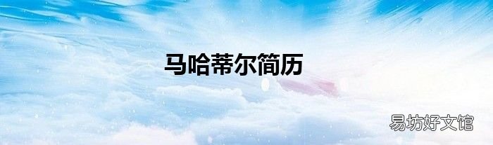 马哈蒂尔简历