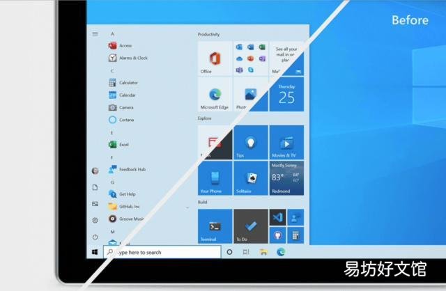Windows 10的``开始&amp;#039;&amp;#039;菜单得到了视觉上的刷新