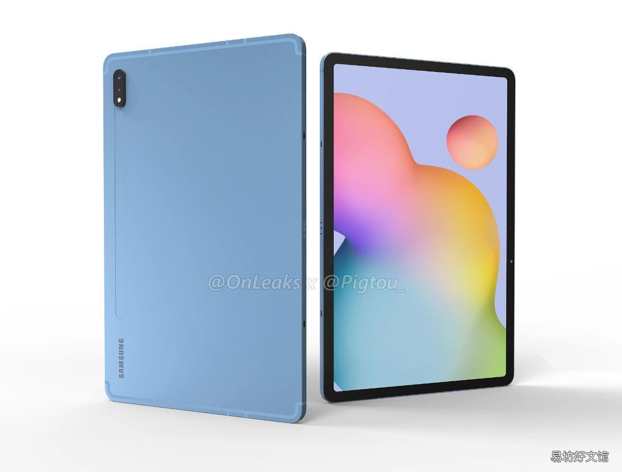 三星Galaxy Tab S7渲染看起来太熟悉了