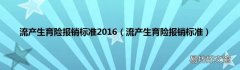 流产生育险报销标准 流产生育险报销标准2016