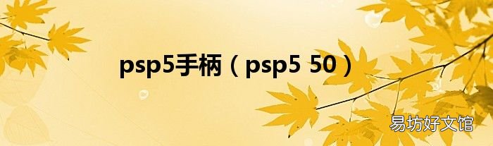 psp5 50 psp5手柄