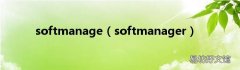 softmanager softmanage