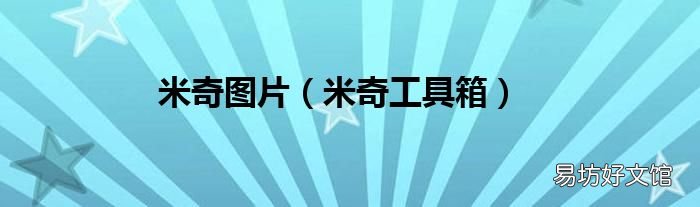 米奇工具箱 米奇图片