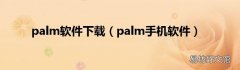 palm手机软件 palm软件下载