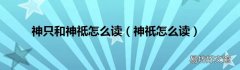 神祇怎么读 神只和神祗怎么读
