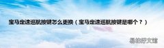 宝马定速巡航按键是哪个？ 宝马定速巡航按键怎么更换