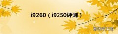 i9250评测 i9260