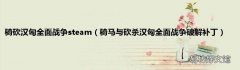 骑马与砍杀汉匈全面战争破解补丁 骑砍汉匈全面战争steam