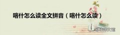 喀什怎么读 喀什怎么读全文拼音