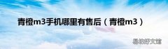 青橙m3 青橙m3手机哪里有售后