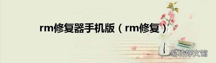rm修复 rm修复器手机版