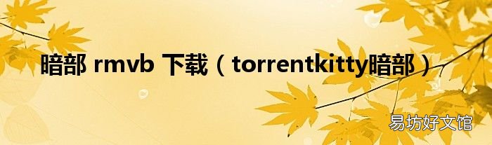 torrentkitty暗部 暗部 rmvb 下载