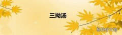 三拗汤