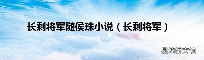 长剩将军 长剩将军随侯珠小说