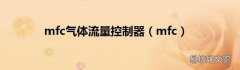 mfc mfc气体流量控制器