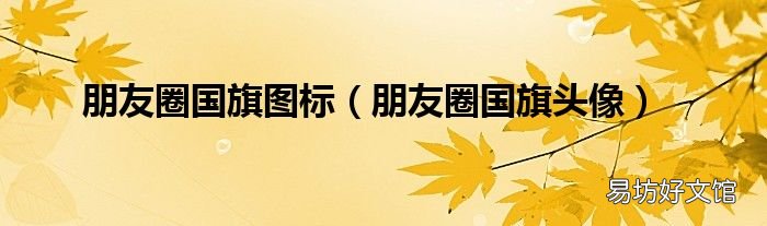 朋友圈国旗头像 朋友圈国旗图标