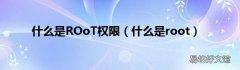 什么是root 什么是ROoT权限