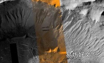 火星陨石坑上由液态融水形成的沟壑