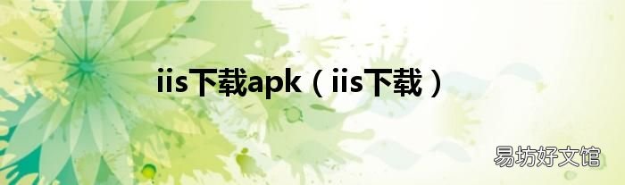 iis下载 iis下载apk