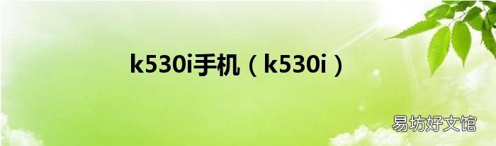 k530i k530i手机